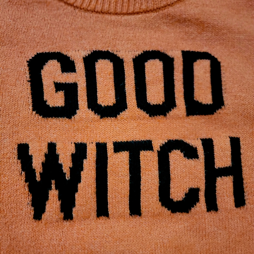 State of Mind Orange 'Good Witch' Sweater - Picture 2 of 5